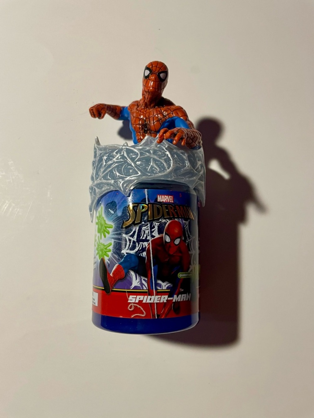 Marvel Spider-Man Blue & Red Action Figure Slime Toy Party Favor New Sealed